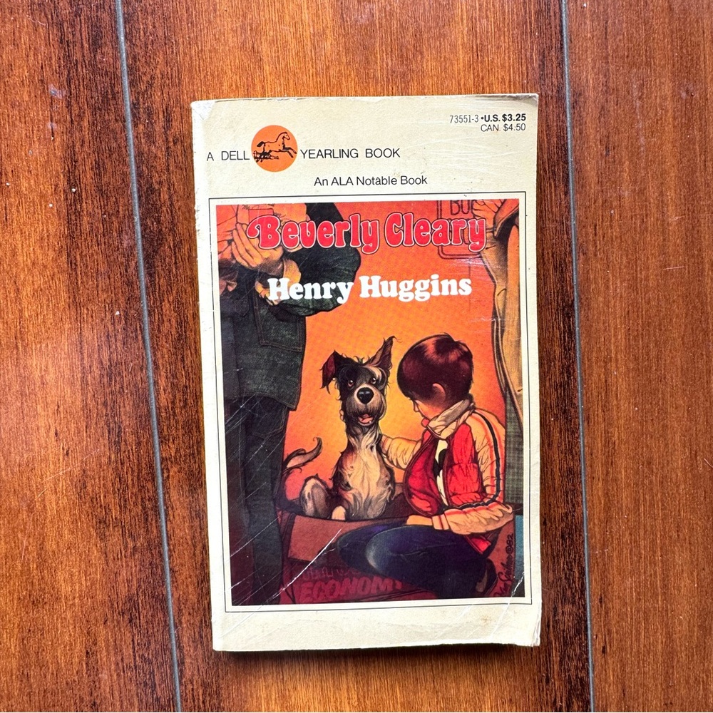 Vintage 70s Book Henry Huggins by Beverly Cleary 1978 Paperback